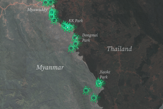 mapa myanmar
